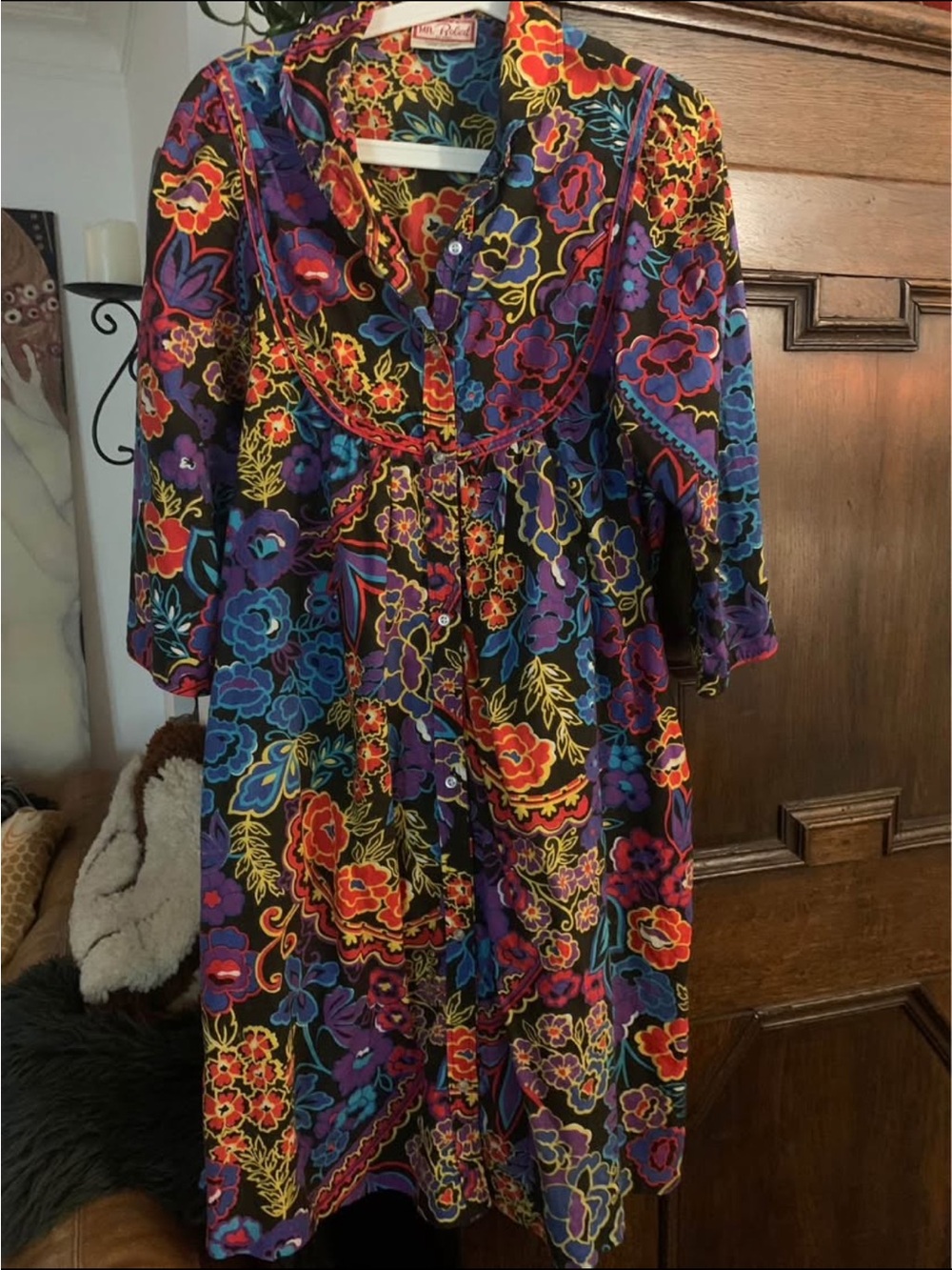 Mrs Roper True Vintage-Rare Mr. Roberts House Dress Size Medium/Large